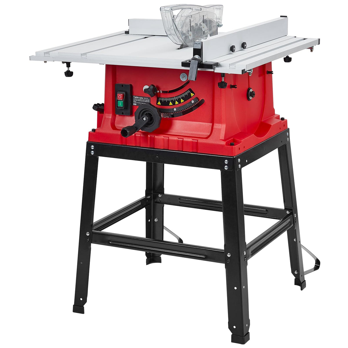 EliteEdge table saw 10-inch tabletop view showing spacious workspace for precise cuts