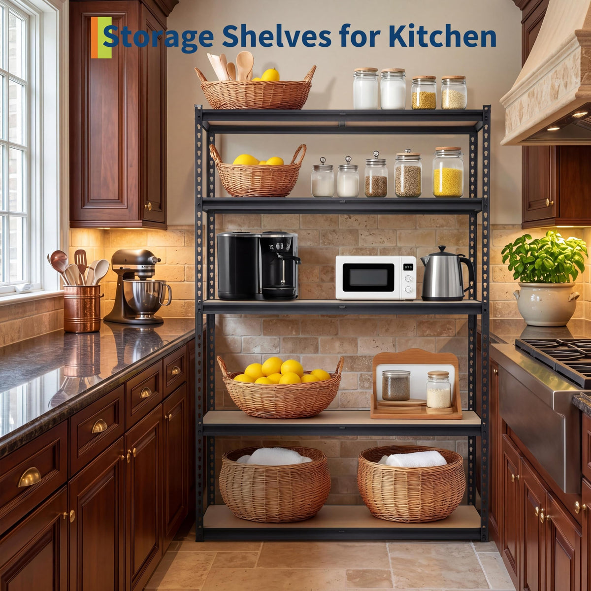 EliteEdge versatile five-tier configuration can be tall or split into two.
