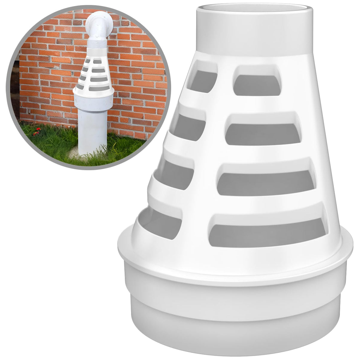 ELK Freeze Relief 4-in transition between sump pipe and discharge line reduces freezing risk