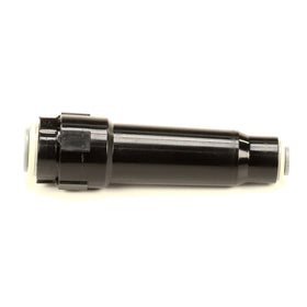 Elkay Strnr-In Line valve in black and gray for compatible coolers