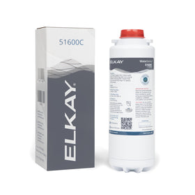 Elkay WaterSentry 51600C filter installed for cleaner, safer hydration.