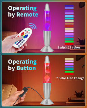 Elomavapa glitter mood light adds vibrant color to any living space