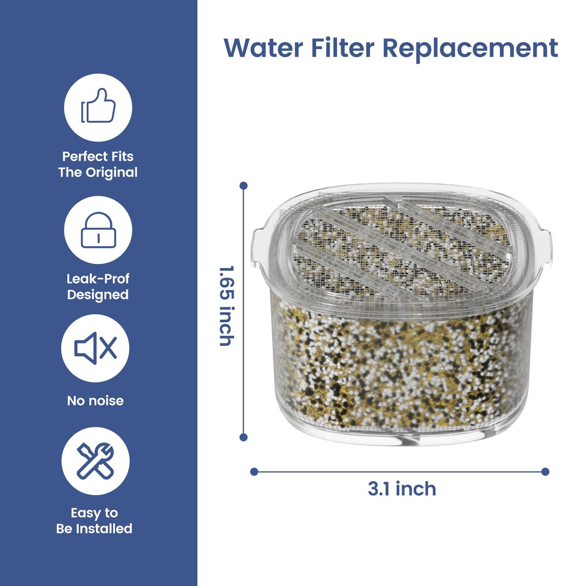 Elovener activated carbon balls remove impurities for purer water.