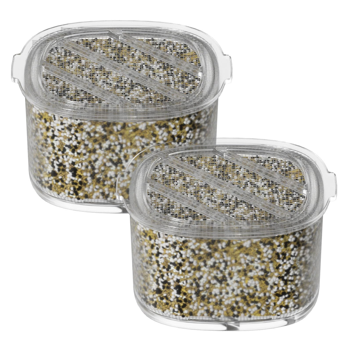 Elovener bath tub filter two-pack fits Canopy showerheads and reduces chlorine.