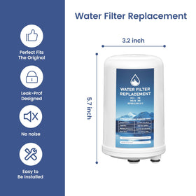 Long-lasting filtration up to 1500 gallons with Elovener K8 cartridge