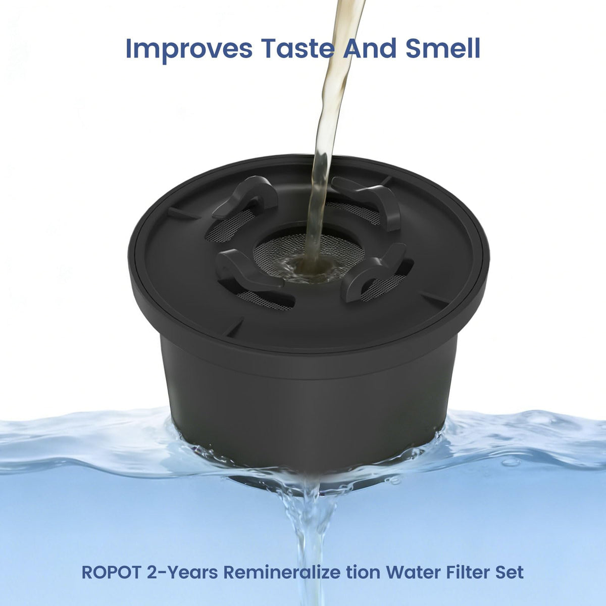 Elovener remineralization filter delivers crisp, refreshing water ideal for coffee or tea