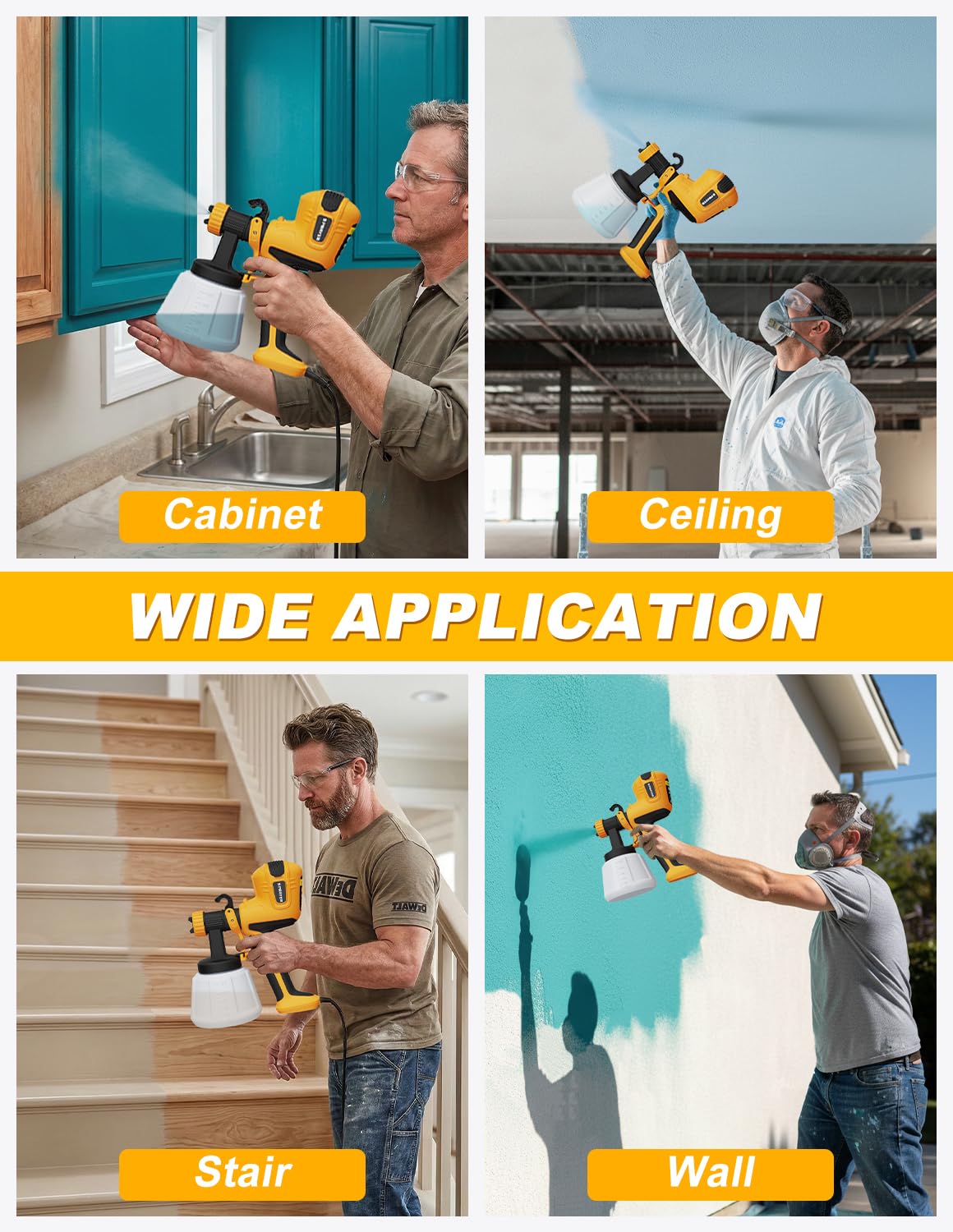 Complete accessories pack included with the ELPIDIO sprayer