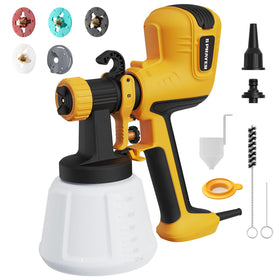 ELPIDIO paint sprayer with four nozzle sizes for versatile finishes on furniture