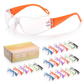 ELSISM kids safety glasses six-color frames for versatile protection during science and play.