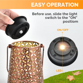 ELUTENG easy-install replacement top simplifies upgrading your solar lantern