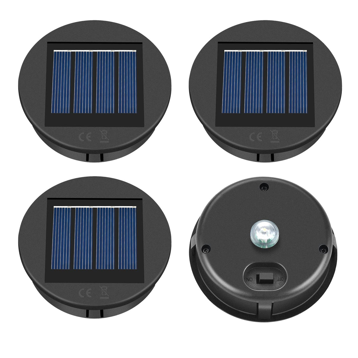 ELUTENG solar light top cap for 3.15 inch lanterns ensures broad compatibility.