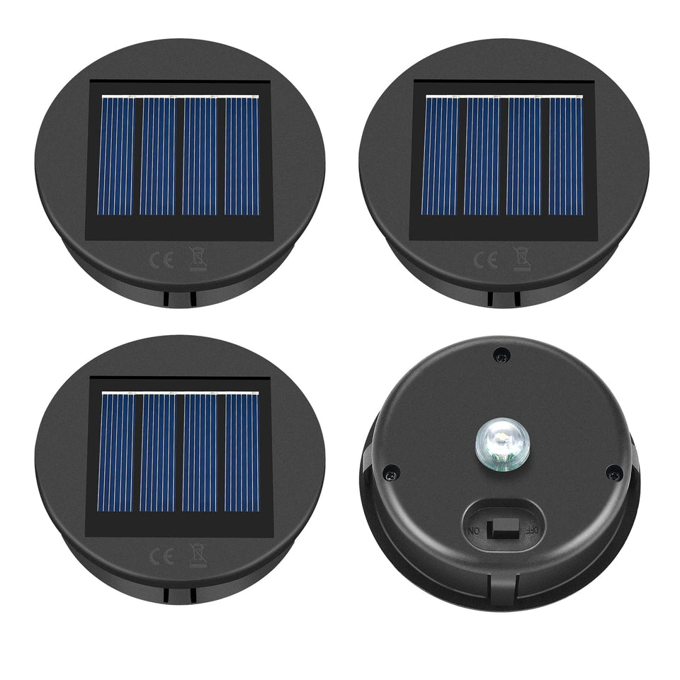 ELUTENG solar light top cap for 3.15 inch lanterns ensures broad compatibility.
