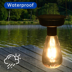 ELUTENG warm white LED provides cozy outdoor illumination.