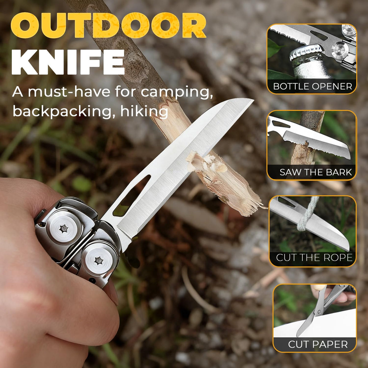 Elvesoar scissors and bottle opener multitool for everyday tasks