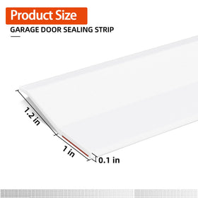 Elvone garage door seal sides 40ft protects against dust and moisture.
