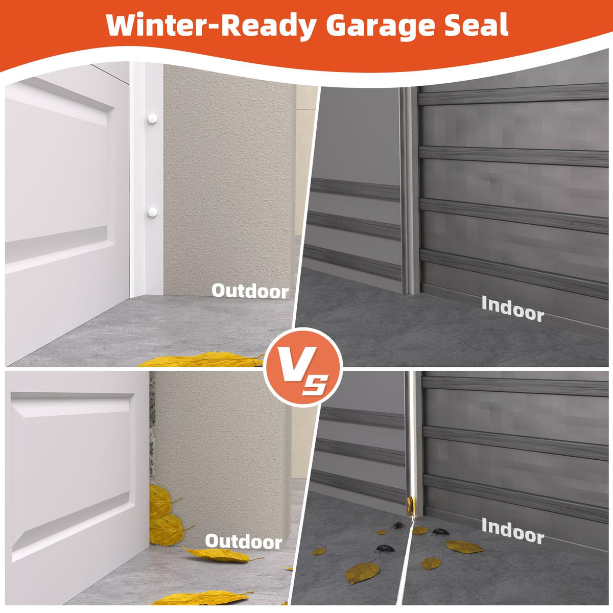 Elvone universal-fit seal accommodates multiple door sizes for versatility.