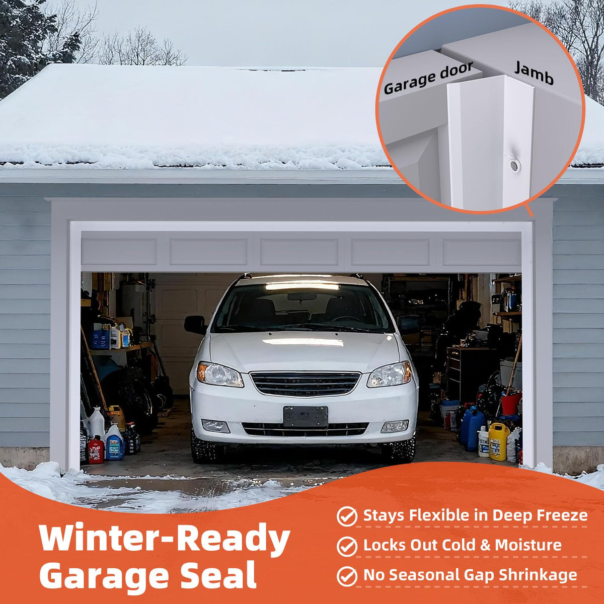 Elvone garage seal nails showcase strong adhesion for secure installation.