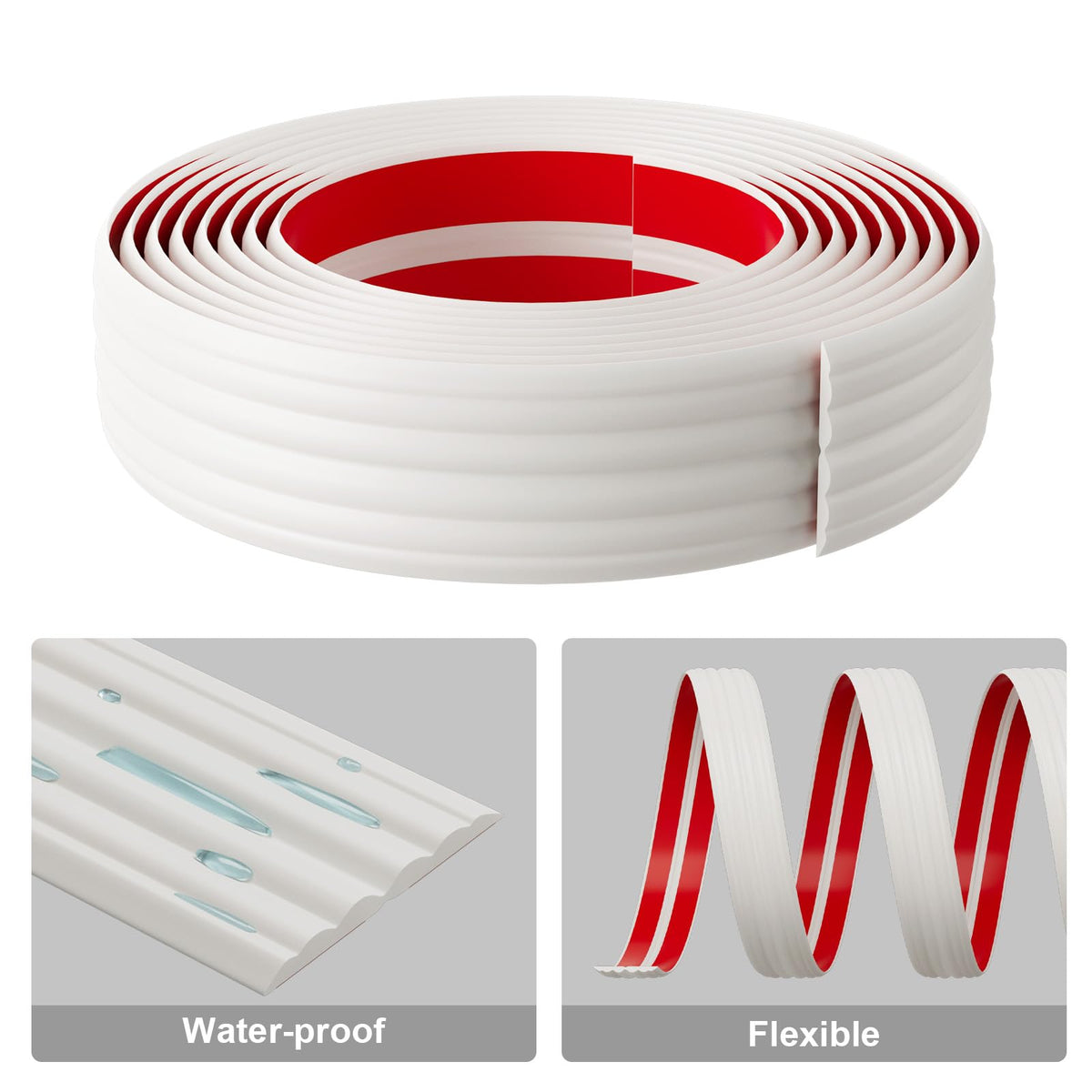 Elvone kitchen-bathroom corner protector white helps reduce everyday scuffs