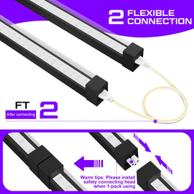 Elwoks 365nm UV bar magnetic mount for flexible, temporary placement on metal surfaces.