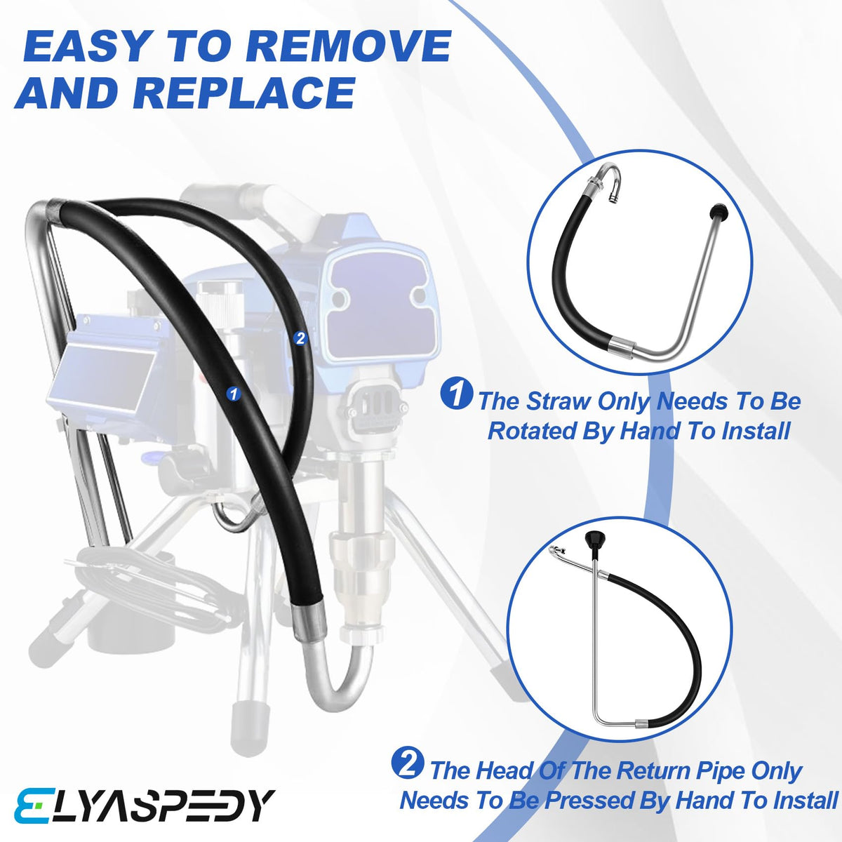 Elyaspedy complete spraying kit ready for immediate setup.