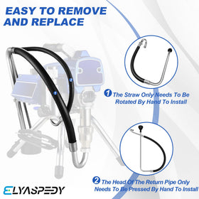 Elyaspedy complete spraying kit ready for immediate setup.
