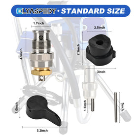 Elyaspedy drain-valve-assembly ensures easy drainage during painting tasks