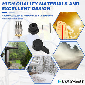 Elyaspedy ergonomic handle design for easy control