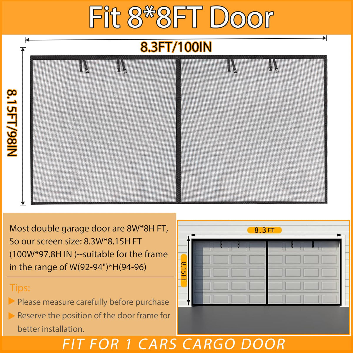 Elytsemoh fiberglass texture highlights durable screen material for outdoor use