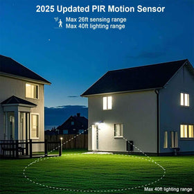EMANER landscape ground-mount outdoor light along a walkway