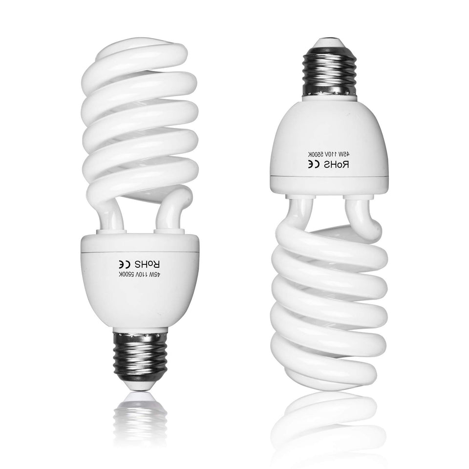 EMART full-spectrum bulbs in package, ideal for studio lighting.