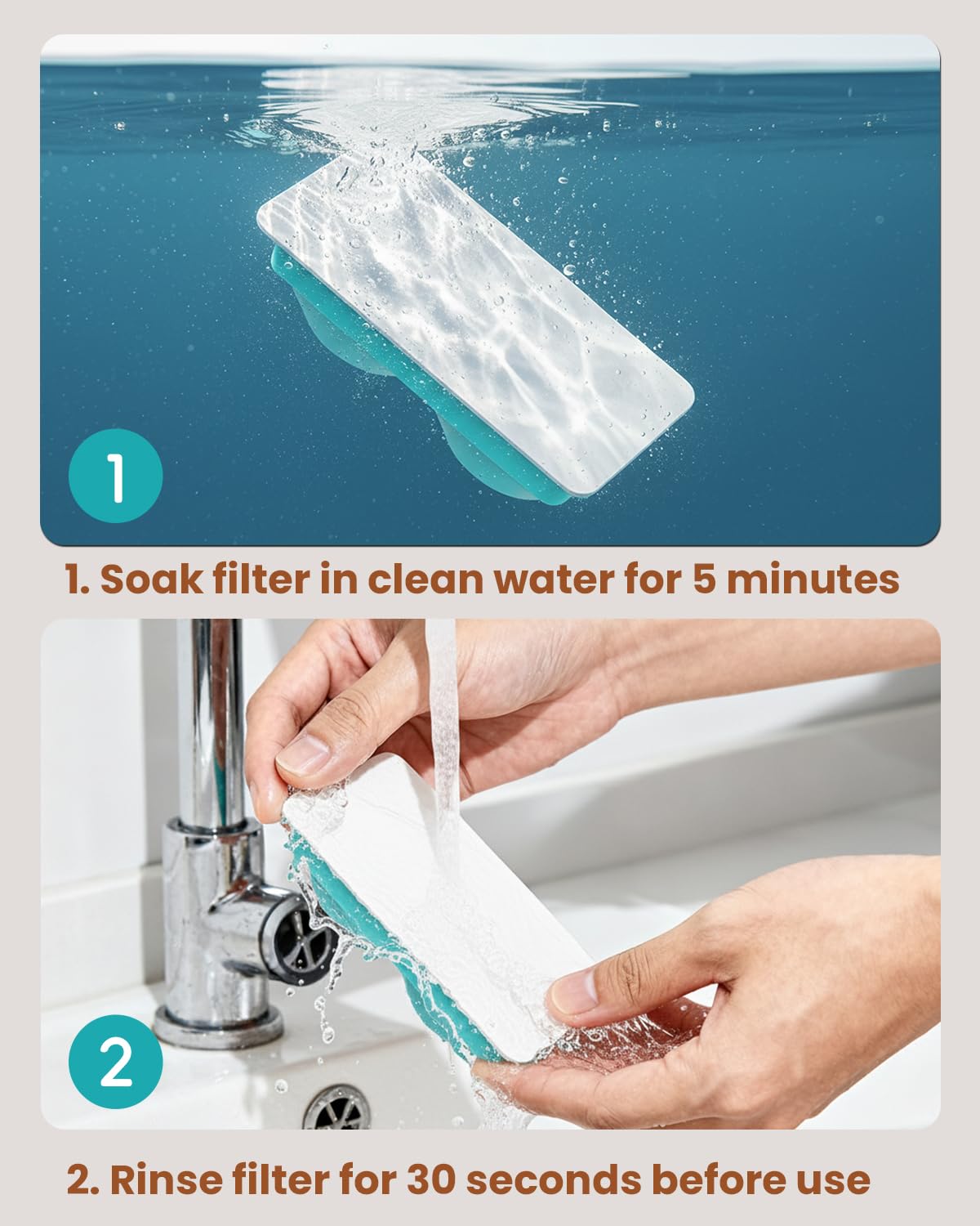 Emdoro ion-exchange resin filter softens water for improved taste.