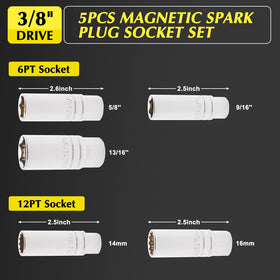 EMENTOL magnetic spark plug socket tip holds plugs securely during work