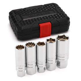 EMENTOL spark plug socket set in a sturdy case for organization