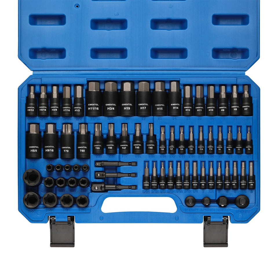 EMENTOL torx socket set in a compact case for quick organization during repairs