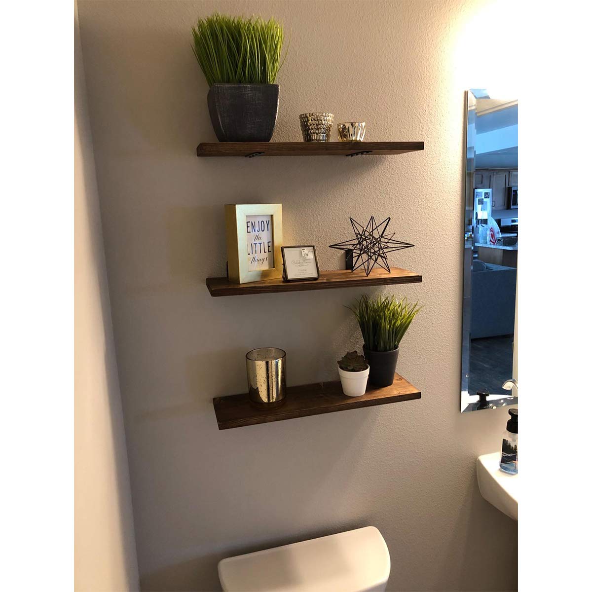 Emeroll garden shelf corner brackets suitable for outdoor or indoor use.