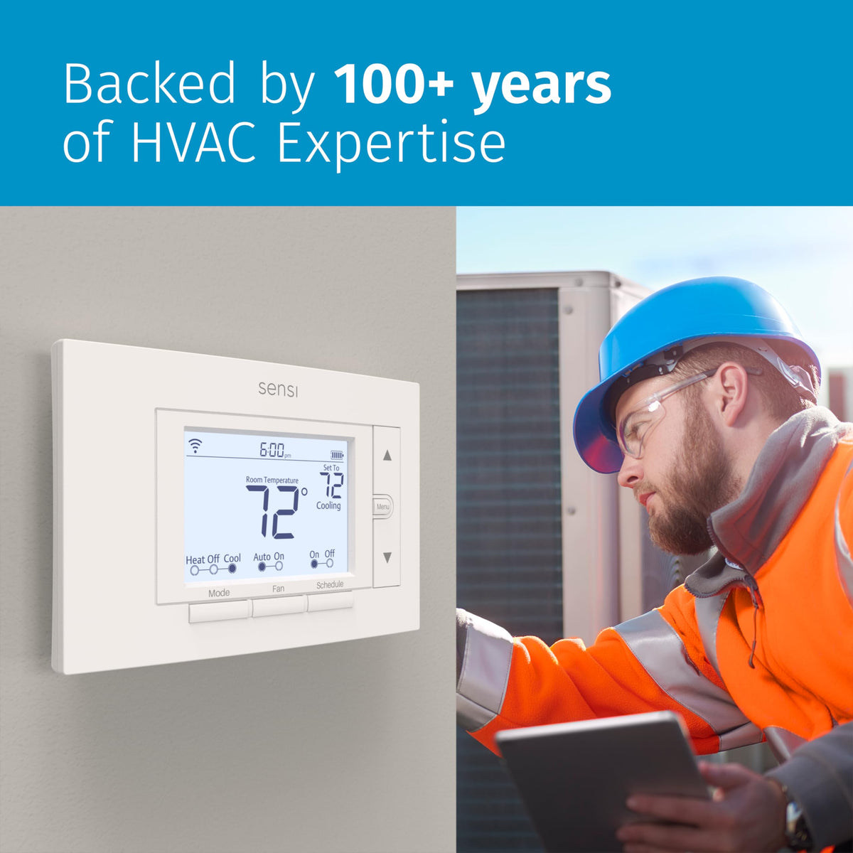 Emerson Sensi HVAC compatibility with common residential systems.