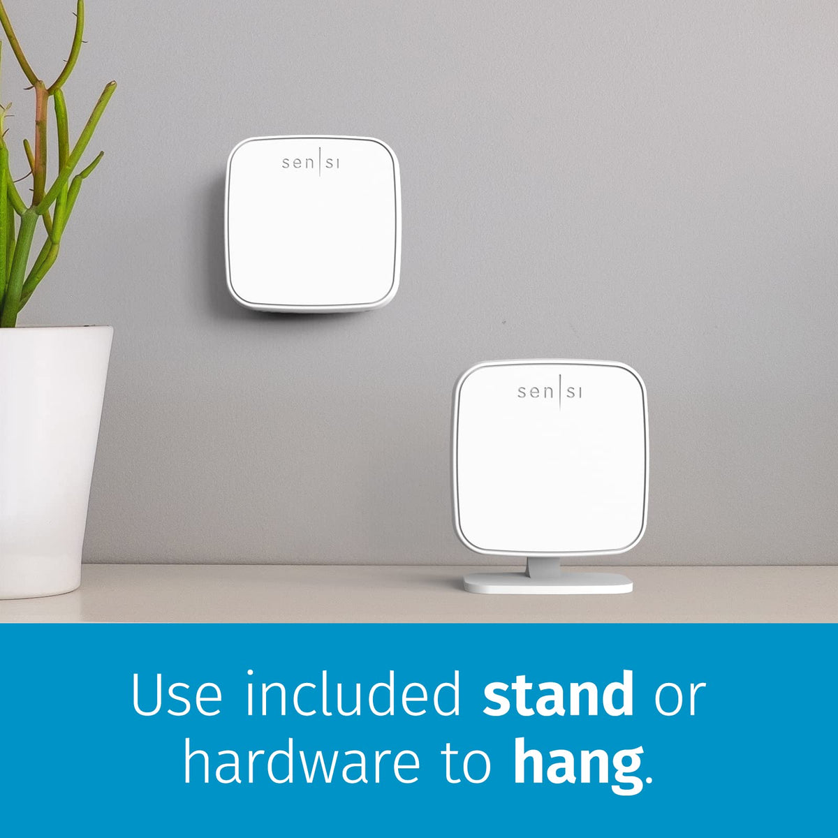 Emerson Sensi Room Sensor wall mount for clean installation.