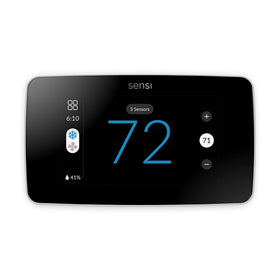 Emerson Sensi Touch 2 color display showing intuitive controls for comfort