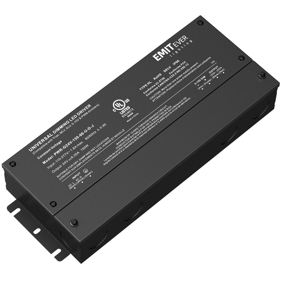 EMITEVER dimmable LED driver front view for high-demand lighting installations