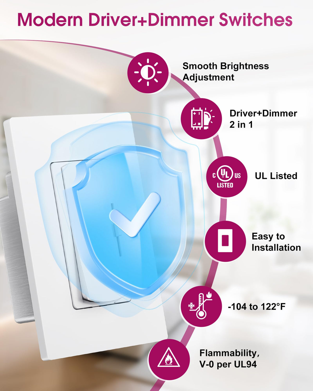 EMITEVER UL-listed safety protections ensure dependable performance.