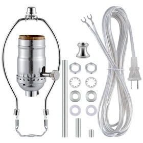 EMNOOTI lamp making kit assembly in progress for custom lighting projects.