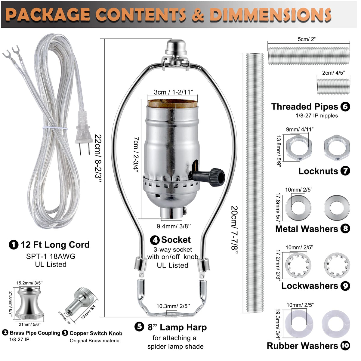 EMNOOTI lamp making kit instructions guide smooth assembly for beginners.