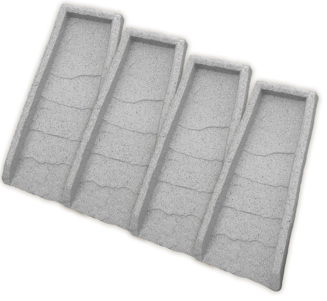 Emsco splash block shows easy installation and durable resin construction.