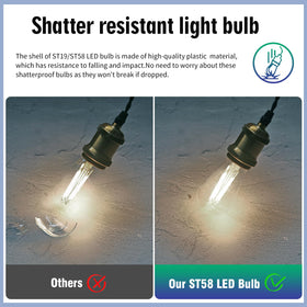 EMYMLITE 6W 800lm LED bulb replaces incandescent while saving energy.