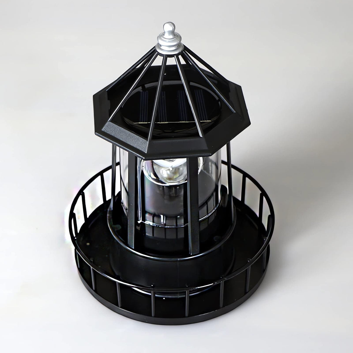 Enajucy IP65 waterproof lighthouse lamp endures rain for year-round use
