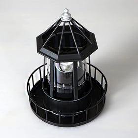 Enajucy IP65 waterproof lighthouse lamp endures rain for year-round use