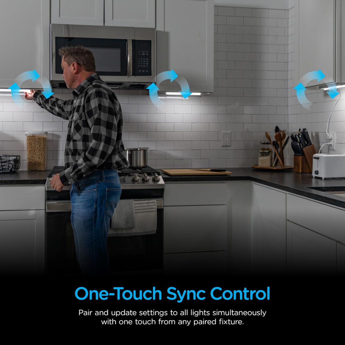 Enbrighten includes mounting hardware for quick, easy installation.