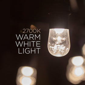 Enbrighten cafe lights maintain 24-inch spacing for a clean, professional look.