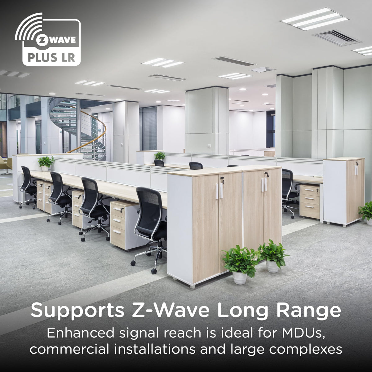 Supports up to four add-on switches for full control from all locations