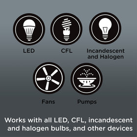 Enbrighten add-on switch universal 120-277VAC compatibility for diverse electrical setups.